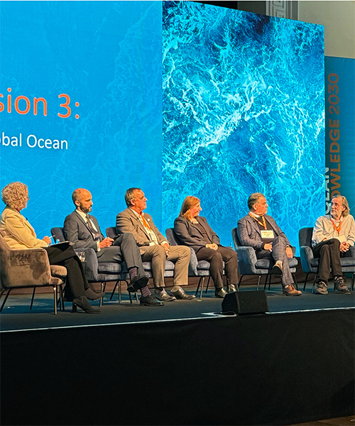 Image of a panel discussion at a conference